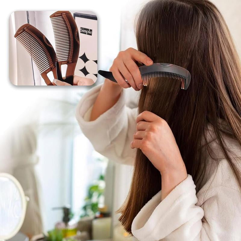 CEA Beauty Efficient Dandruff Comb for Women Men - Scalp Massage Comb with Unique Hollow Teeth for Healthy Hair Growth Haircare Heatless