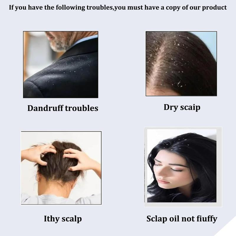 CEA Beauty Efficient Dandruff Comb for Women Men - Scalp Massage Comb with Unique Hollow Teeth for Healthy Hair Growth Haircare Heatless