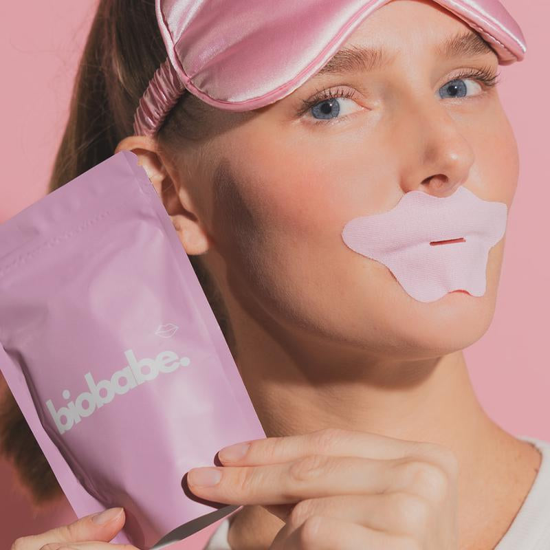 Biobabe Mouth Tape for Effective Sleep - 30 Day Supply - Gentle Adhesion, Breathable Material, Comfort Skincare, Gentle Sports Tape